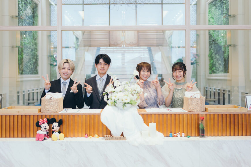 「100本のバラに込めた、一生の約束」の結婚式の様子｜長岡市の結婚式場リアーレ