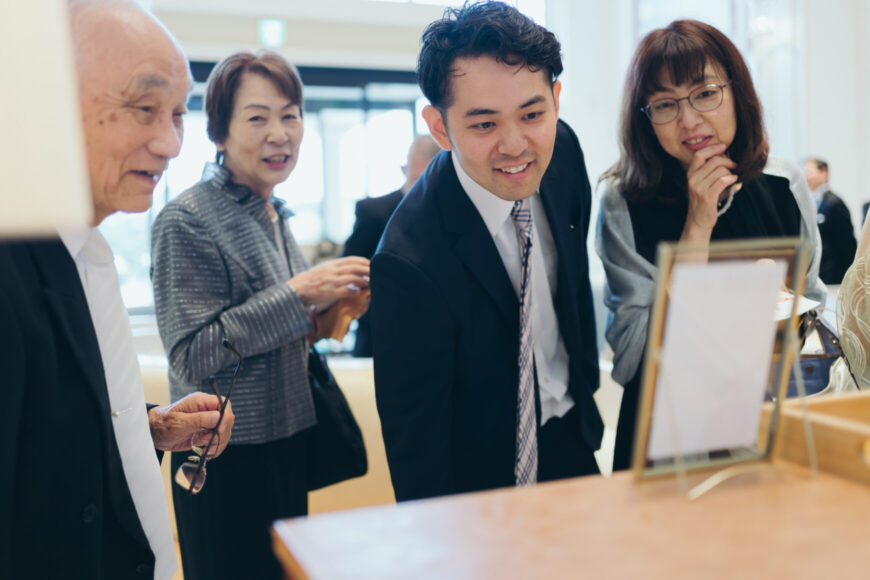 「100本のバラに込めた、一生の約束」の結婚式の様子｜長岡市の結婚式場リアーレ