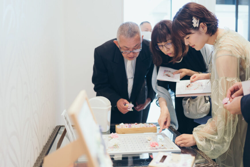 「100本のバラに込めた、一生の約束」の結婚式の様子｜長岡市の結婚式場リアーレ