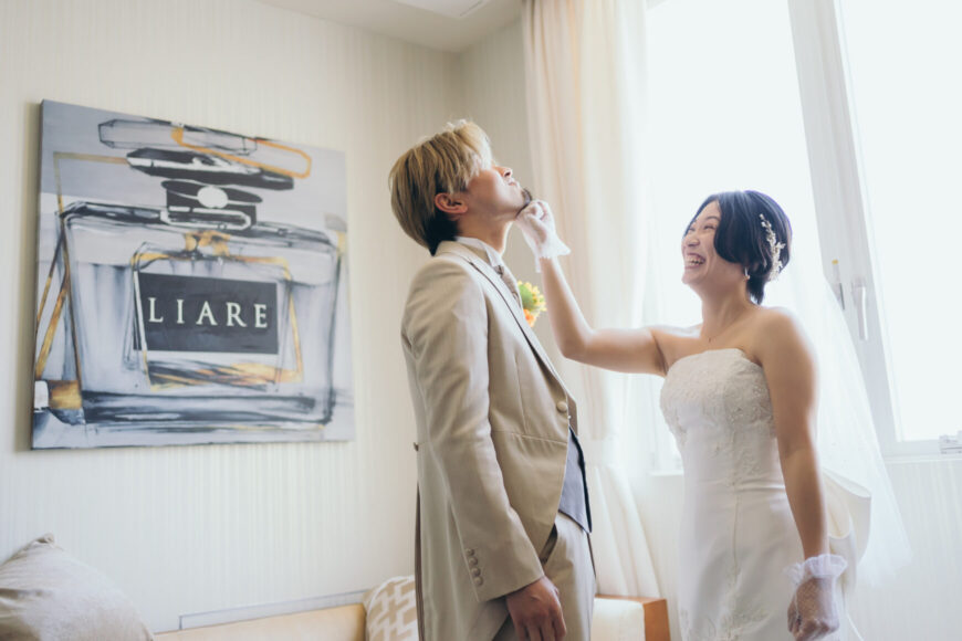 「笑顔も幸せも、みんなで分かち合う一日」の結婚式の様子｜長岡市の結婚式場リアーレ