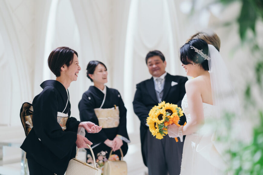 「笑顔も幸せも、みんなで分かち合う一日」の結婚式の様子｜長岡市の結婚式場リアーレ