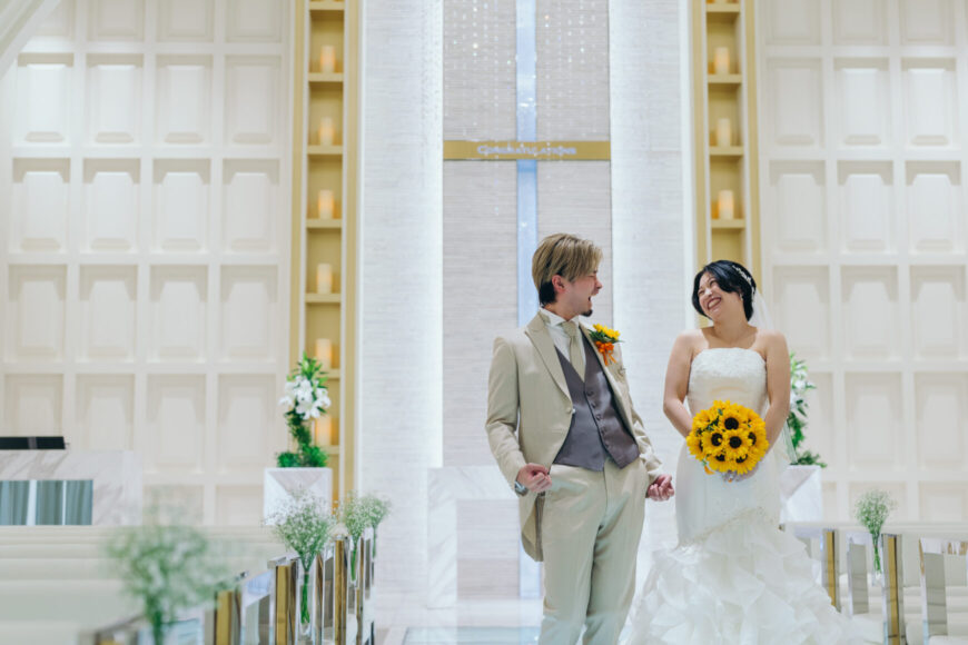 「笑顔も幸せも、みんなで分かち合う一日」の結婚式の様子｜長岡市の結婚式場リアーレ