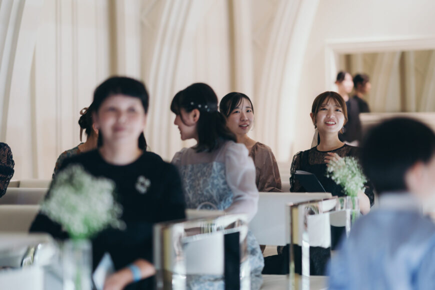 「笑顔も幸せも、みんなで分かち合う一日」の結婚式の様子｜長岡市の結婚式場リアーレ