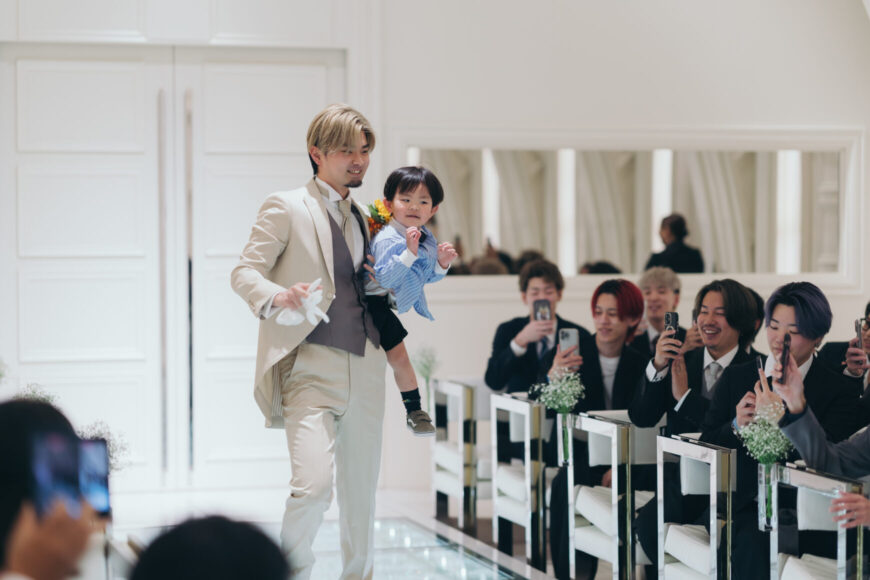 「笑顔も幸せも、みんなで分かち合う一日」の結婚式の様子｜長岡市の結婚式場リアーレ