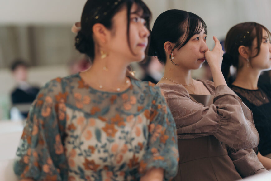 「笑顔も幸せも、みんなで分かち合う一日」の結婚式の様子｜長岡市の結婚式場リアーレ