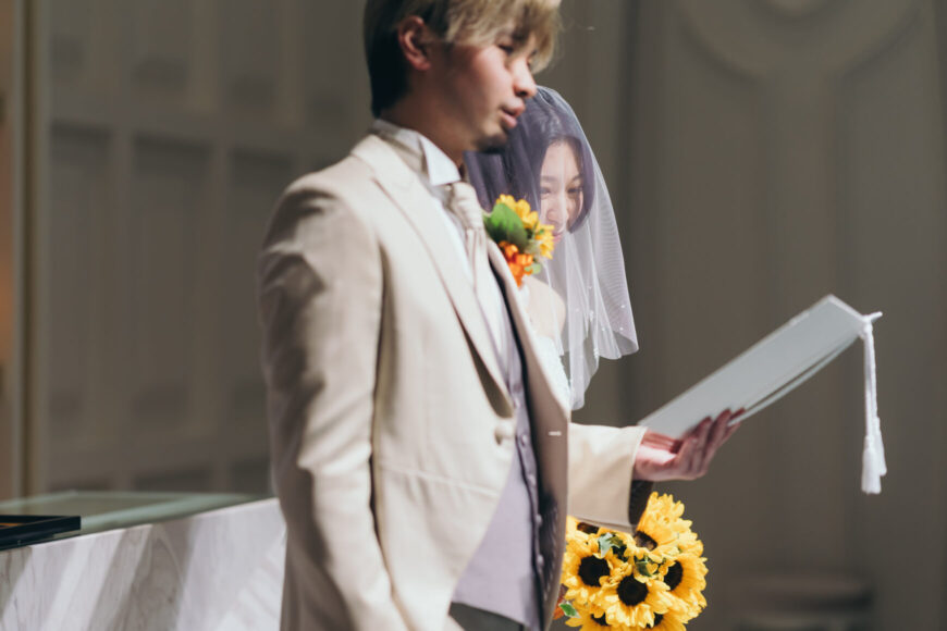 「笑顔も幸せも、みんなで分かち合う一日」の結婚式の様子｜長岡市の結婚式場リアーレ