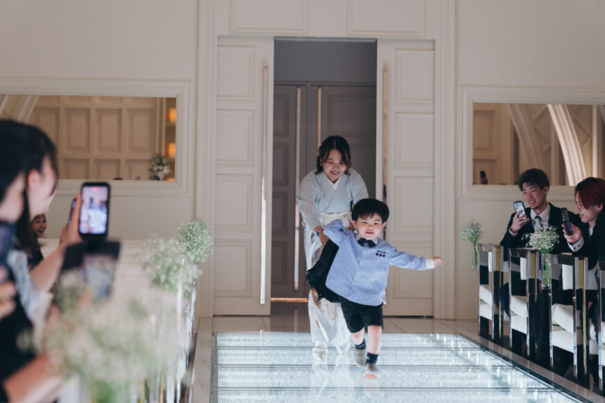 「笑顔も幸せも、みんなで分かち合う一日」の結婚式の様子｜長岡市の結婚式場リアーレ