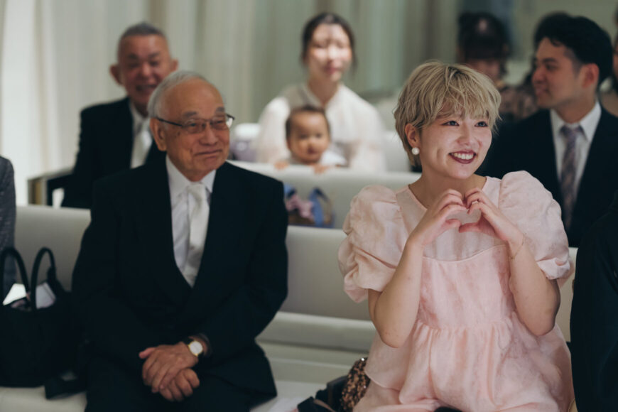 「100本のバラに込めた、一生の約束」の結婚式の様子｜長岡市の結婚式場リアーレ