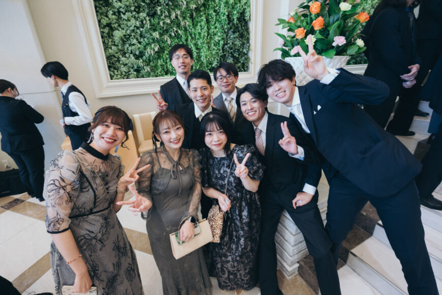 「祝福が舞い上がる、ふたりの晴れの日」の結婚式の様子｜長岡市の結婚式場リアーレ