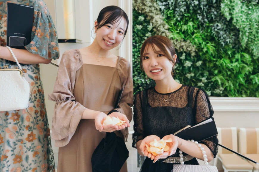 「笑顔も幸せも、みんなで分かち合う一日」の結婚式の様子｜長岡市の結婚式場リアーレ