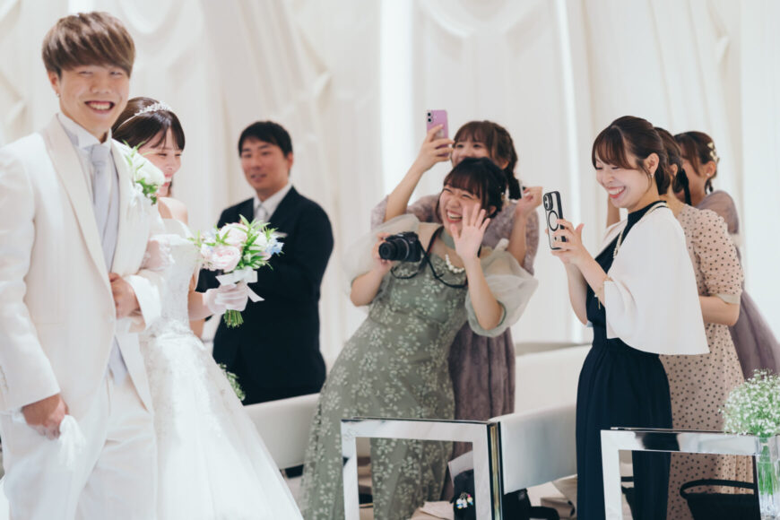 「100本のバラに込めた、一生の約束」の結婚式の様子｜長岡市の結婚式場リアーレ