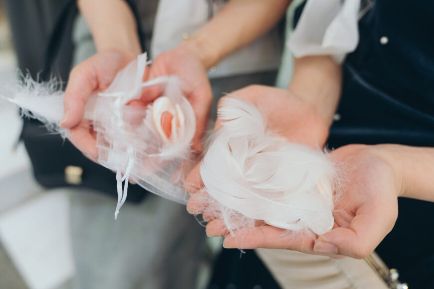 「100本のバラに込めた、一生の約束」の結婚式の様子｜長岡市の結婚式場リアーレ