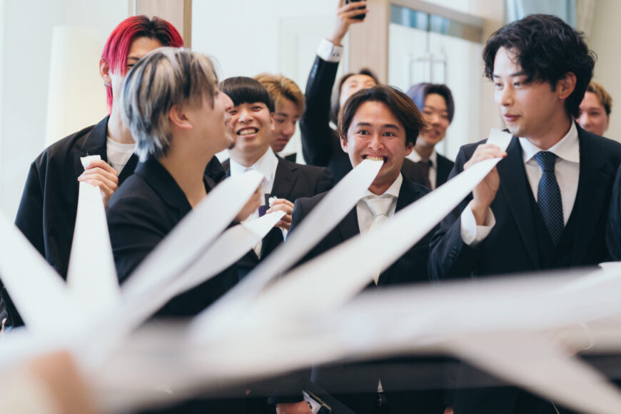 「笑顔も幸せも、みんなで分かち合う一日」の結婚式の様子｜長岡市の結婚式場リアーレ
