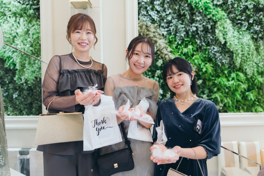 「100本のバラに込めた、一生の約束」の結婚式の様子｜長岡市の結婚式場リアーレ