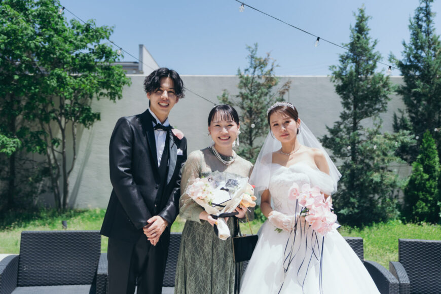 「祝福が舞い上がる、ふたりの晴れの日」の結婚式の様子｜長岡市の結婚式場リアーレ