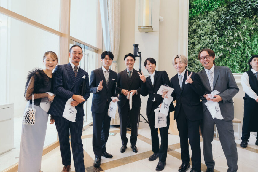 「100本のバラに込めた、一生の約束」の結婚式の様子｜長岡市の結婚式場リアーレ