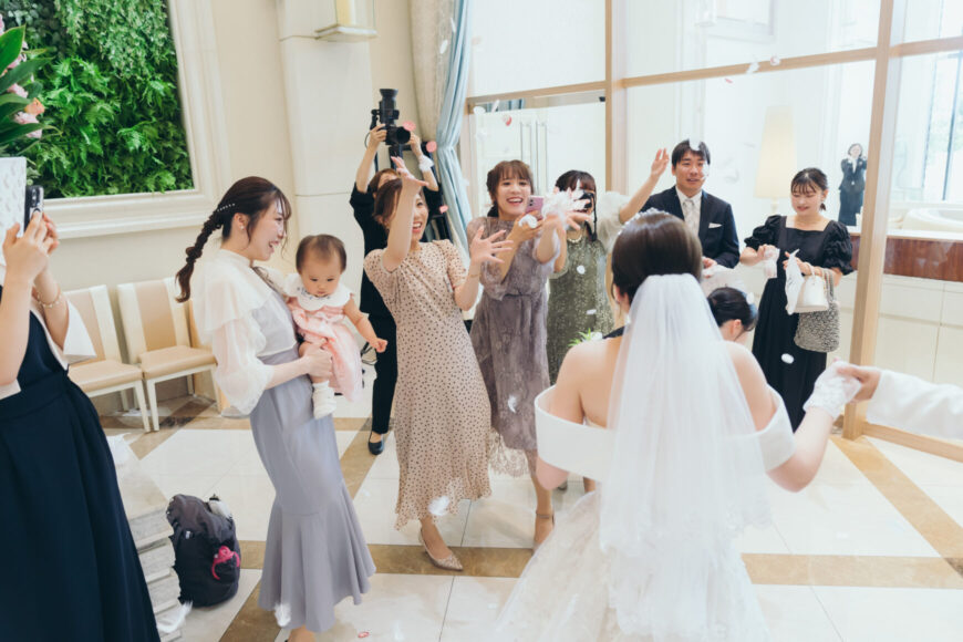 「100本のバラに込めた、一生の約束」の結婚式の様子｜長岡市の結婚式場リアーレ
