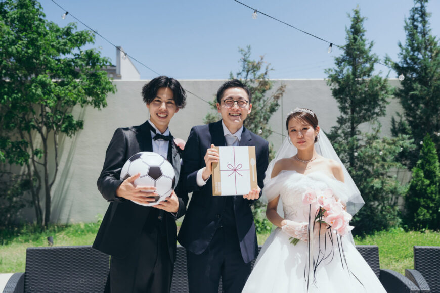 「祝福が舞い上がる、ふたりの晴れの日」の結婚式の様子｜長岡市の結婚式場リアーレ
