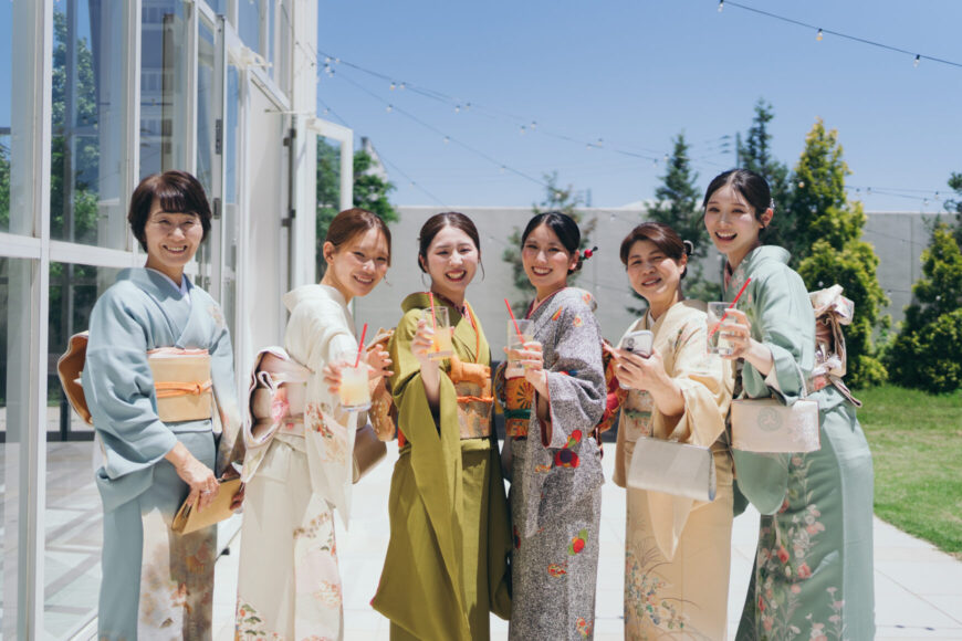 「祝福が舞い上がる、ふたりの晴れの日」の結婚式の様子｜長岡市の結婚式場リアーレ