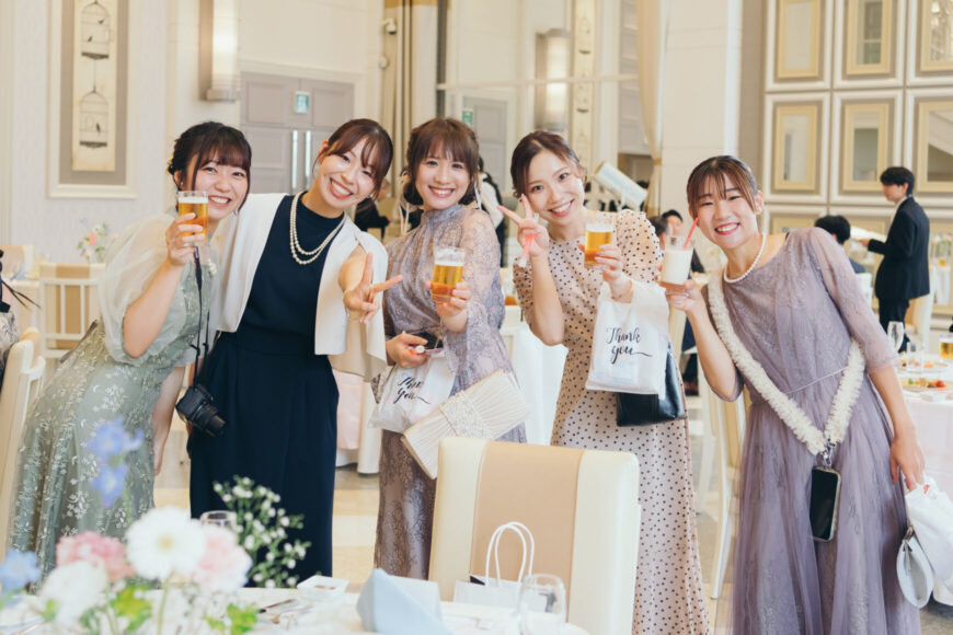 「100本のバラに込めた、一生の約束」の結婚式の様子｜長岡市の結婚式場リアーレ