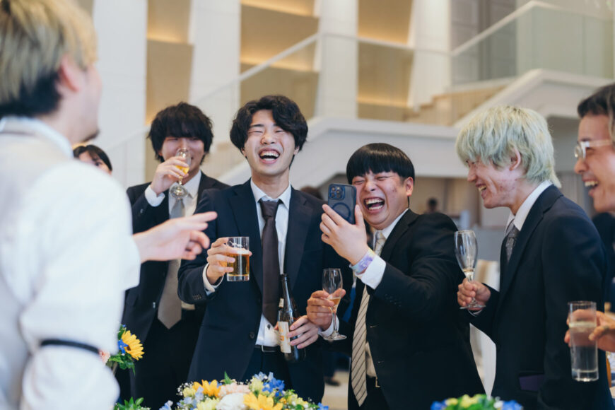 「笑顔も幸せも、みんなで分かち合う一日」の結婚式の様子｜長岡市の結婚式場リアーレ