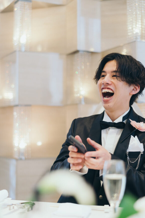 「祝福が舞い上がる、ふたりの晴れの日」の結婚式の様子｜長岡市の結婚式場リアーレ