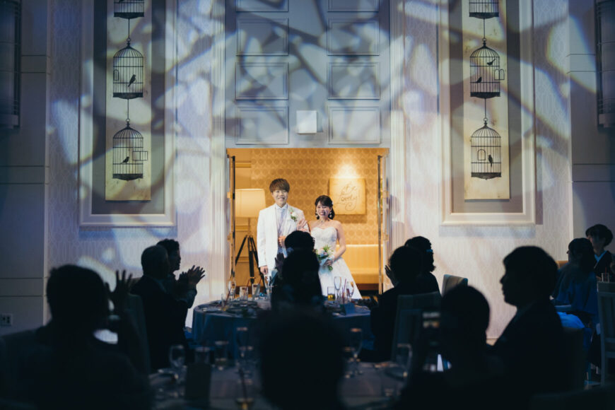 「100本のバラに込めた、一生の約束」の結婚式の様子｜長岡市の結婚式場リアーレ