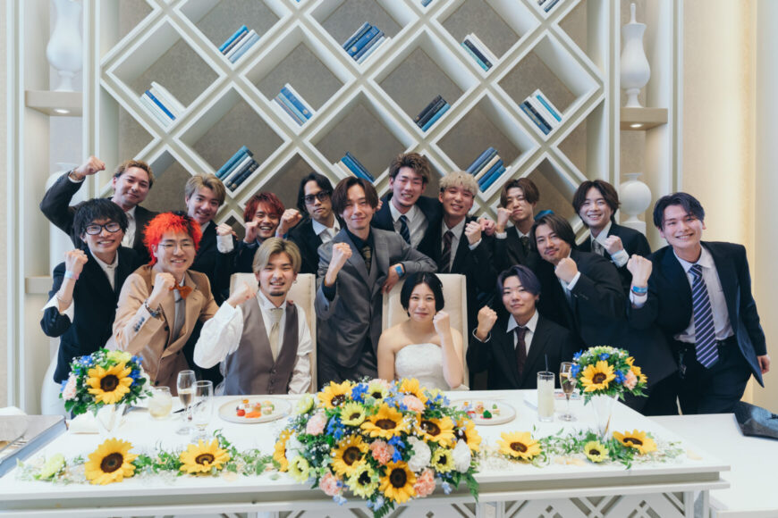 「笑顔も幸せも、みんなで分かち合う一日」の結婚式の様子｜長岡市の結婚式場リアーレ