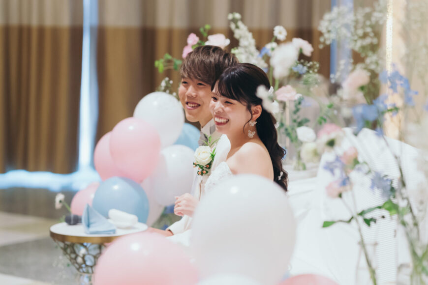「100本のバラに込めた、一生の約束」の結婚式の様子｜長岡市の結婚式場リアーレ