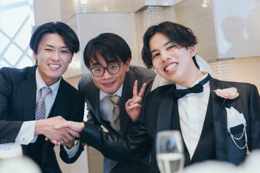 「祝福が舞い上がる、ふたりの晴れの日」の結婚式の様子｜長岡市の結婚式場リアーレ