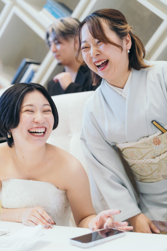 「笑顔も幸せも、みんなで分かち合う一日」の結婚式の様子｜長岡市の結婚式場リアーレ