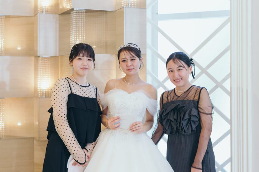 「祝福が舞い上がる、ふたりの晴れの日」の結婚式の様子｜長岡市の結婚式場リアーレ