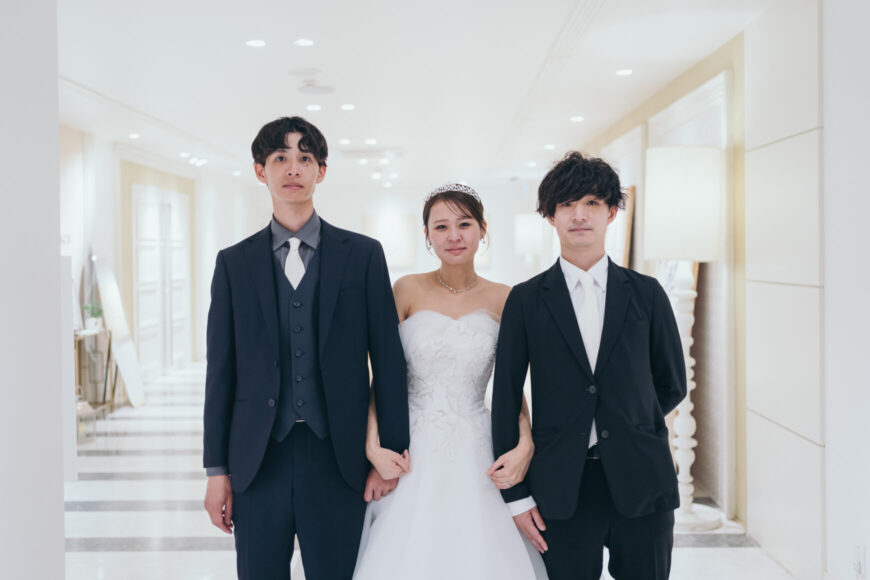 「祝福が舞い上がる、ふたりの晴れの日」の結婚式の様子｜長岡市の結婚式場リアーレ