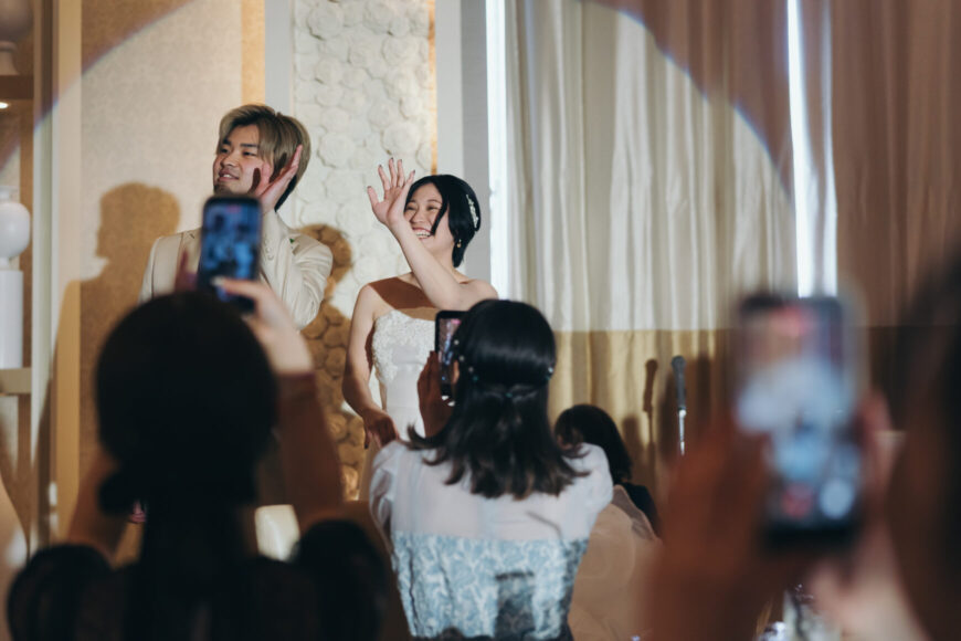 「笑顔も幸せも、みんなで分かち合う一日」の結婚式の様子｜長岡市の結婚式場リアーレ