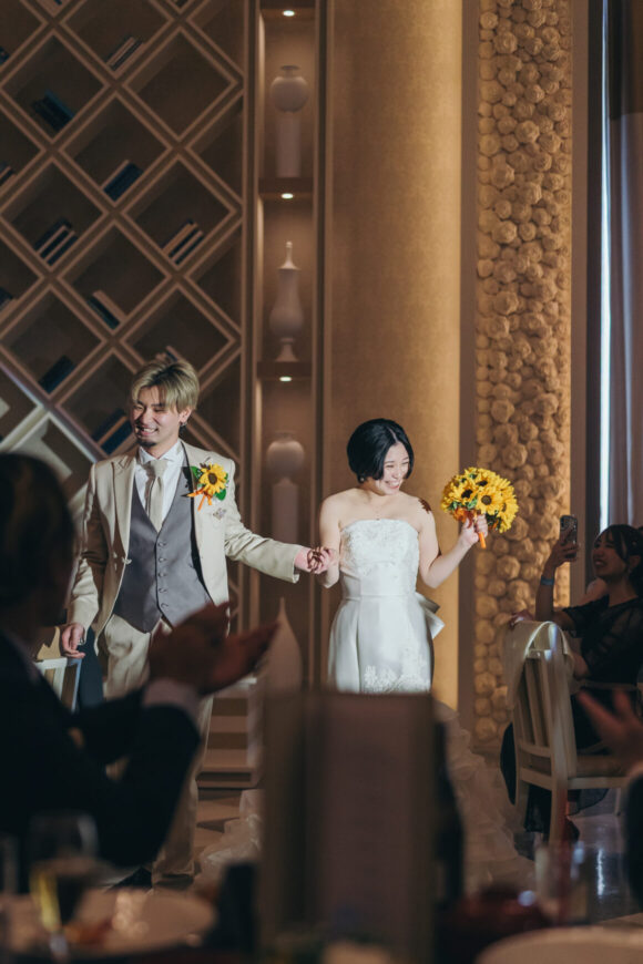 「笑顔も幸せも、みんなで分かち合う一日」の結婚式の様子｜長岡市の結婚式場リアーレ
