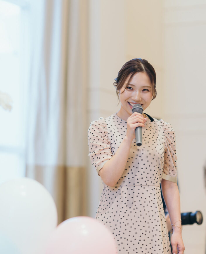 「100本のバラに込めた、一生の約束」の結婚式の様子｜長岡市の結婚式場リアーレ