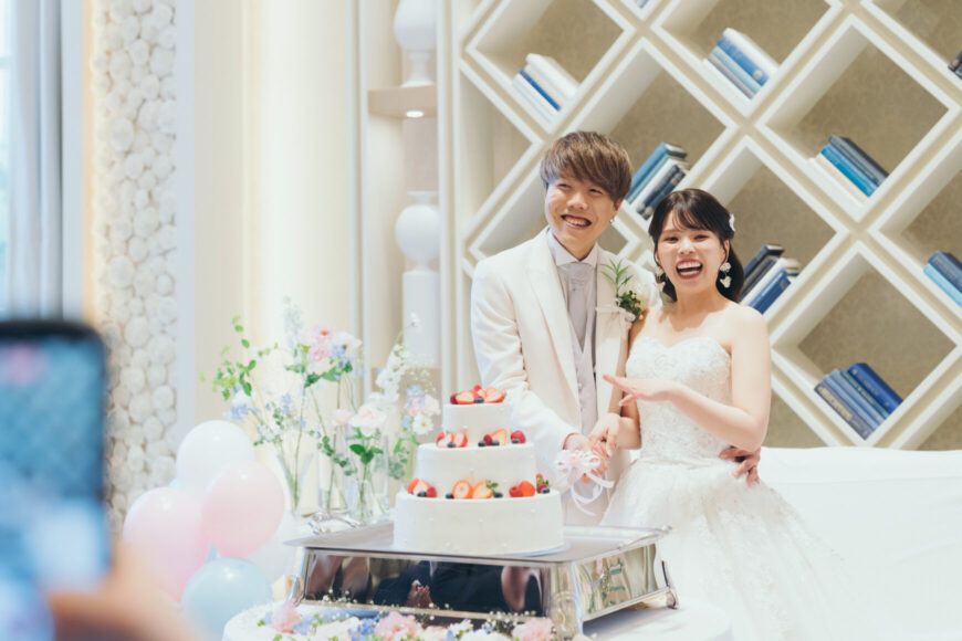 「100本のバラに込めた、一生の約束」の結婚式の様子｜長岡市の結婚式場リアーレ