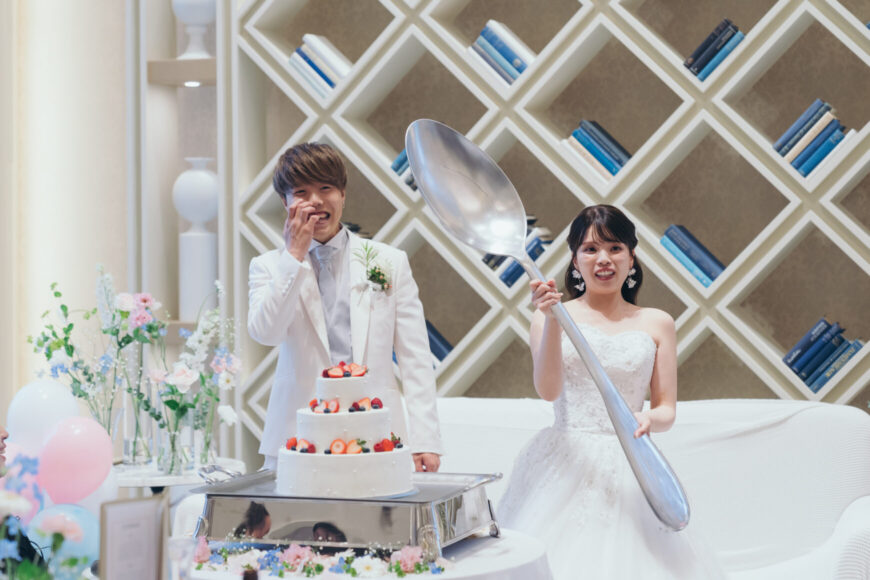 「100本のバラに込めた、一生の約束」の結婚式の様子｜長岡市の結婚式場リアーレ