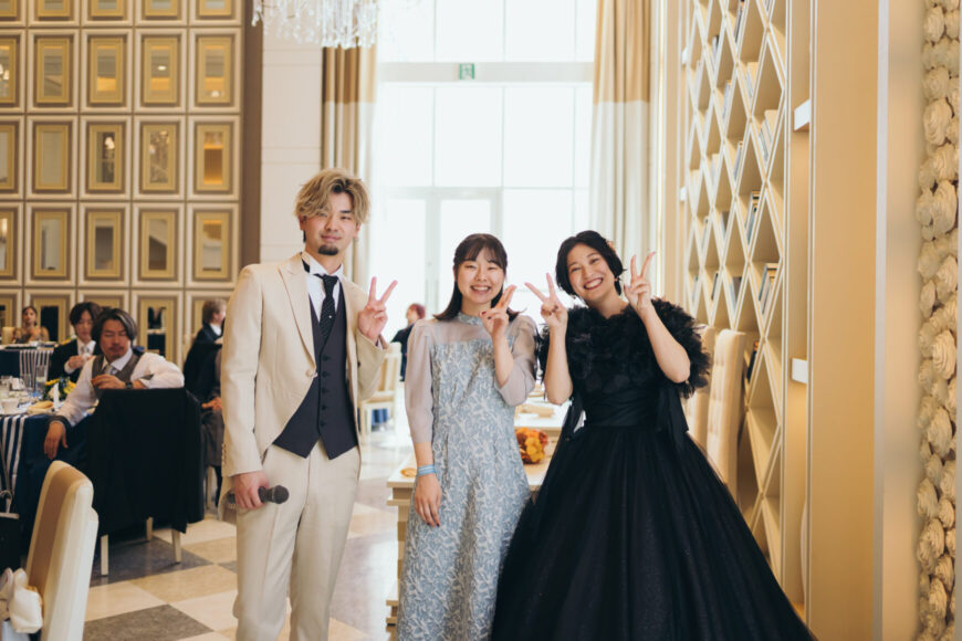 「笑顔も幸せも、みんなで分かち合う一日」の結婚式の様子｜長岡市の結婚式場リアーレ