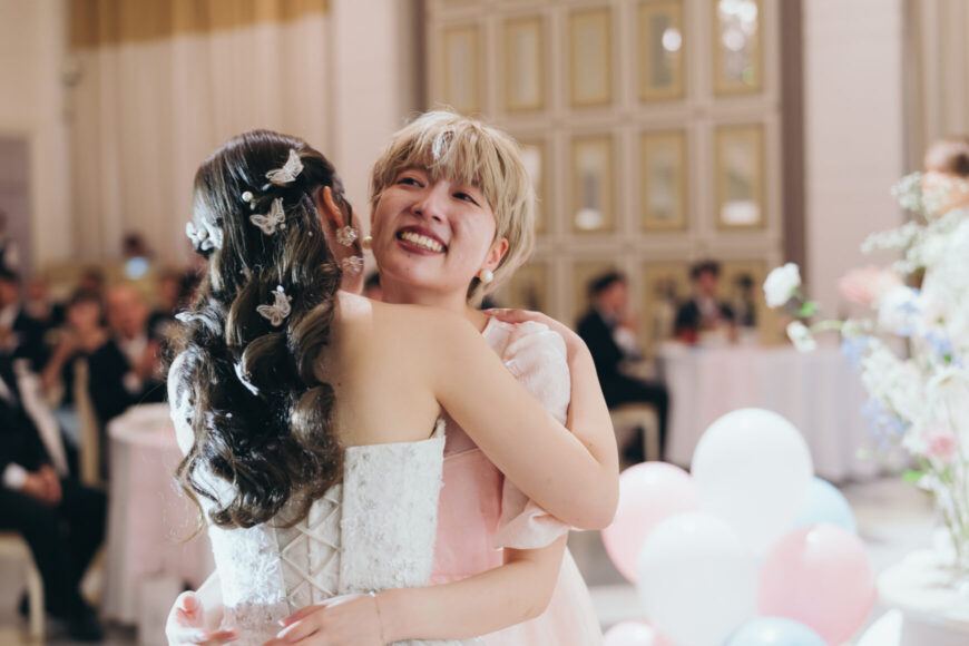 「100本のバラに込めた、一生の約束」の結婚式の様子｜長岡市の結婚式場リアーレ