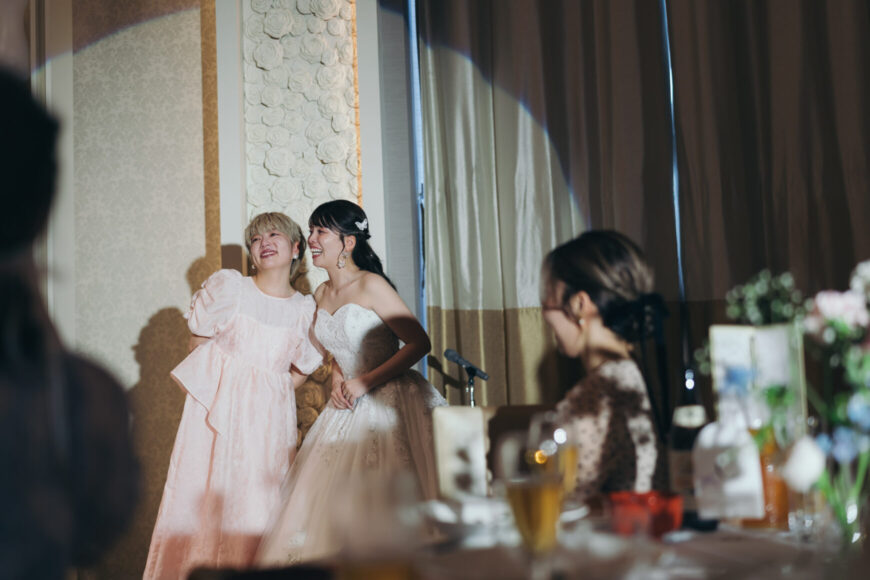 「100本のバラに込めた、一生の約束」の結婚式の様子｜長岡市の結婚式場リアーレ