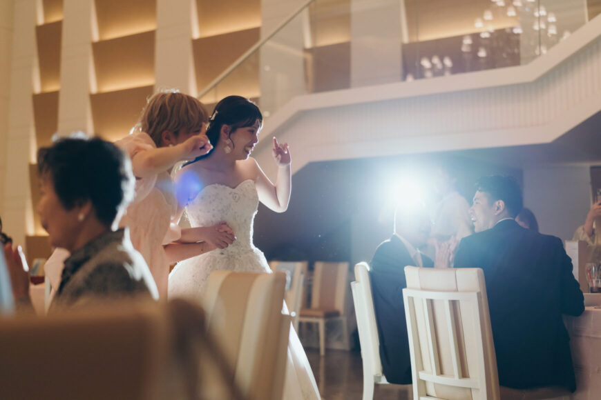 「100本のバラに込めた、一生の約束」の結婚式の様子｜長岡市の結婚式場リアーレ