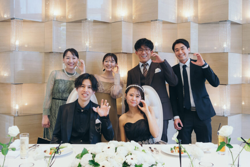 「祝福が舞い上がる、ふたりの晴れの日」の結婚式の様子｜長岡市の結婚式場リアーレ