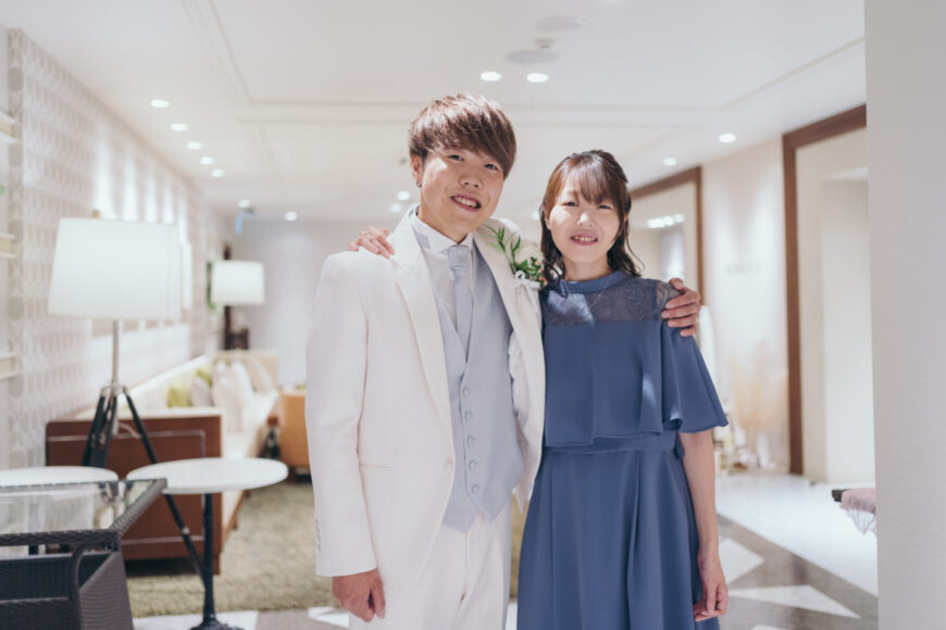 「100本のバラに込めた、一生の約束」の結婚式の様子｜長岡市の結婚式場リアーレ