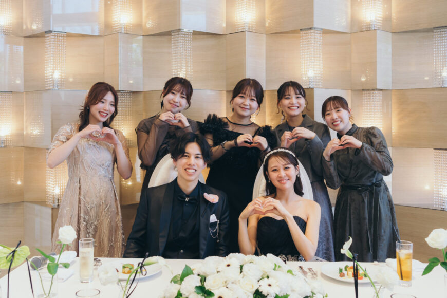 「祝福が舞い上がる、ふたりの晴れの日」の結婚式の様子｜長岡市の結婚式場リアーレ