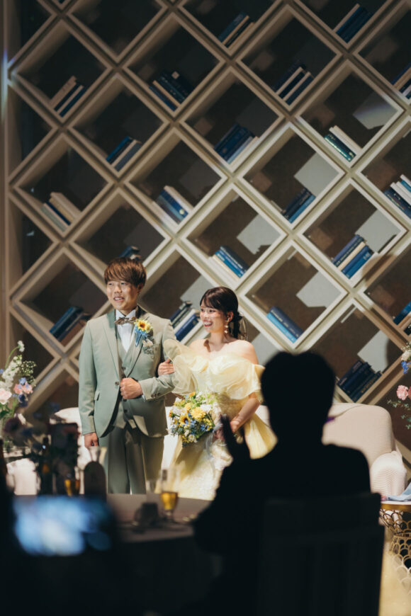「100本のバラに込めた、一生の約束」の結婚式の様子｜長岡市の結婚式場リアーレ