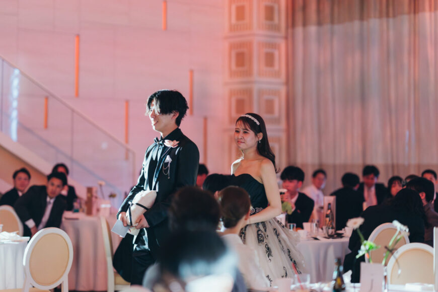 「祝福が舞い上がる、ふたりの晴れの日」の結婚式の様子｜長岡市の結婚式場リアーレ