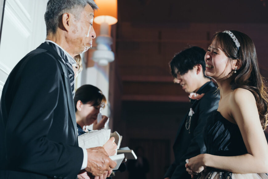 「祝福が舞い上がる、ふたりの晴れの日」の結婚式の様子｜長岡市の結婚式場リアーレ