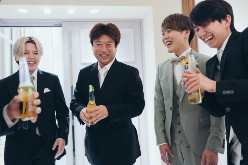 「100本のバラに込めた、一生の約束」の結婚式の様子｜長岡市の結婚式場リアーレ