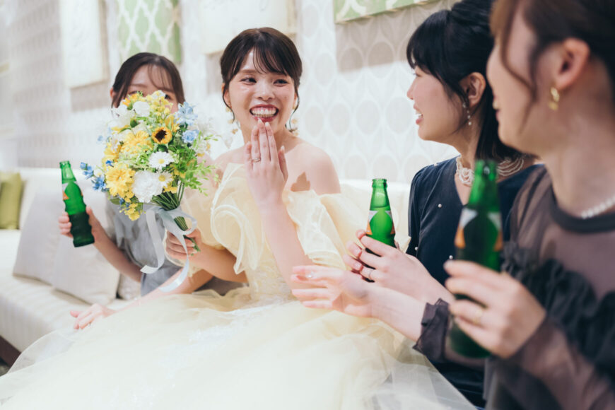 「100本のバラに込めた、一生の約束」の結婚式の様子｜長岡市の結婚式場リアーレ